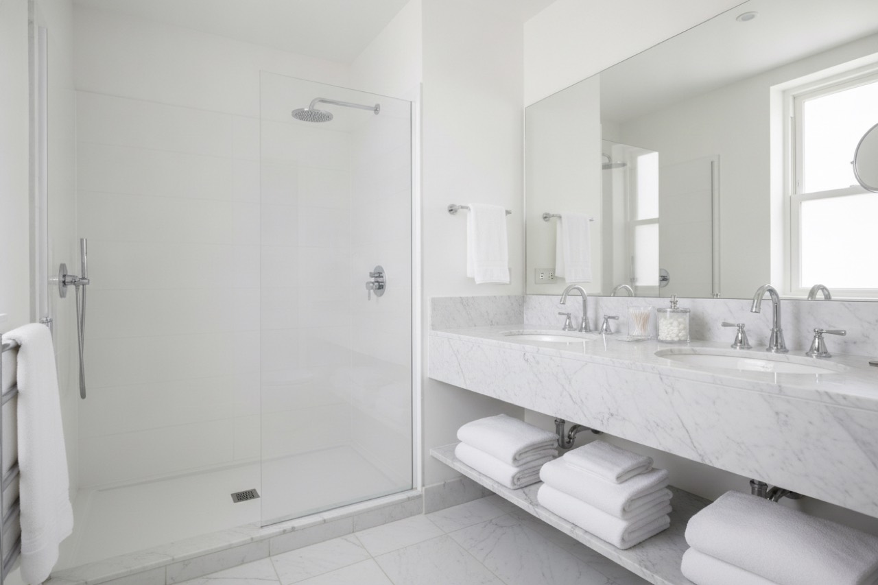 Deep cleaning — a freshly cleaned space